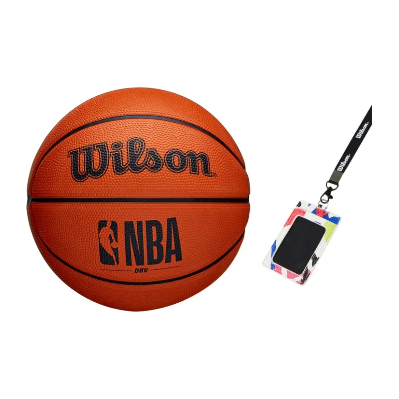 Wilson x NBA DRV Series Rubber Basketball Brown Size 7 Ball Training-14