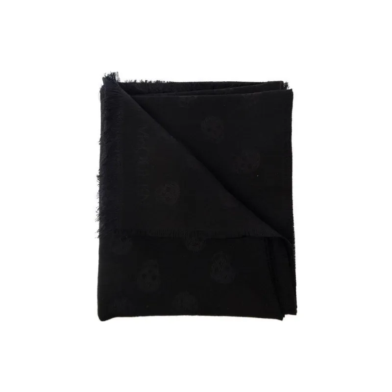 Alexander McQueen Knit Scarves Men's Black-2