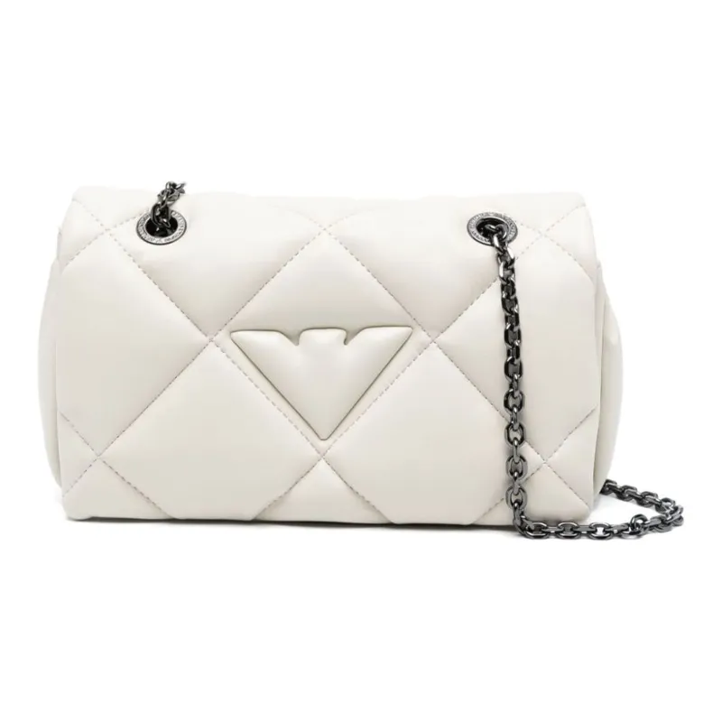 EMPORIO ARMANI Polyurethane Crossbody Bag, Shoulder Bag Women's White-0
