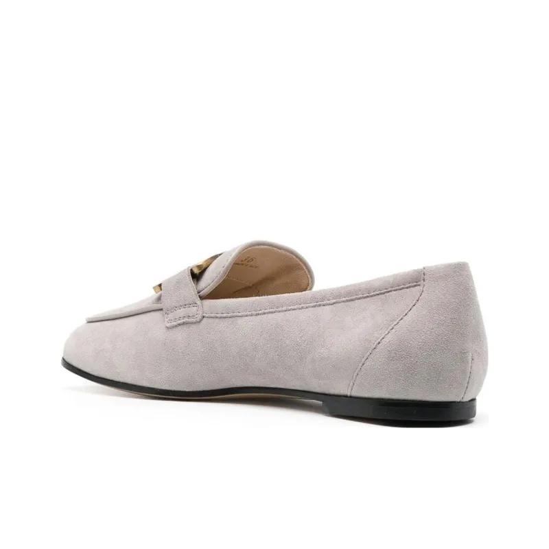 TOD'S Flat Suede Loafers-2
