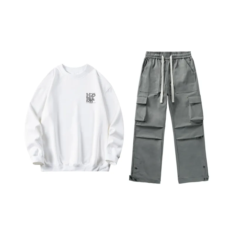 Hepburn Cat Sweatshirt Sets Unisex-10
