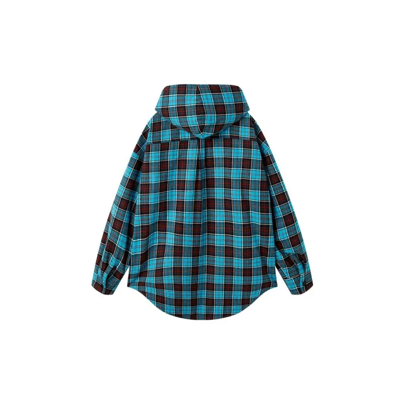 NPC Shirts Unisex Blue Plaid-1