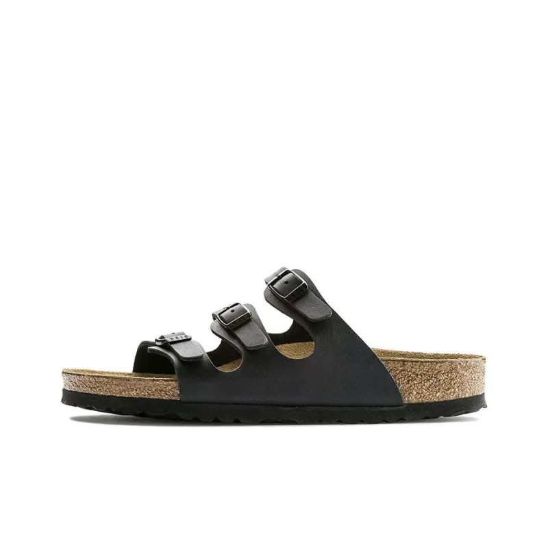 Birkenstock Slide Slippers Unisex Black-0