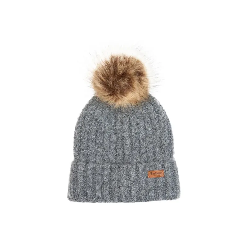 BARBOUR Saltburn Tartan Scarf & Beanie Knitted Set-3
