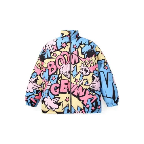 GENANX Puffer Jackets Unisex Personalized Print