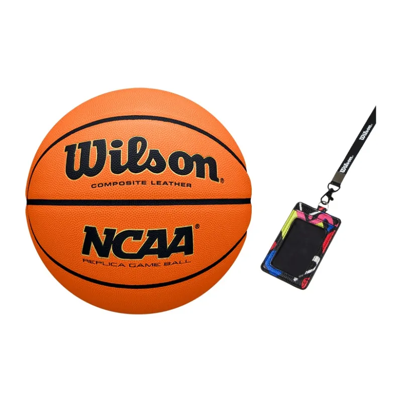 Wilson NCAA PU Basketball Orange Size 7 Training Unisex-12