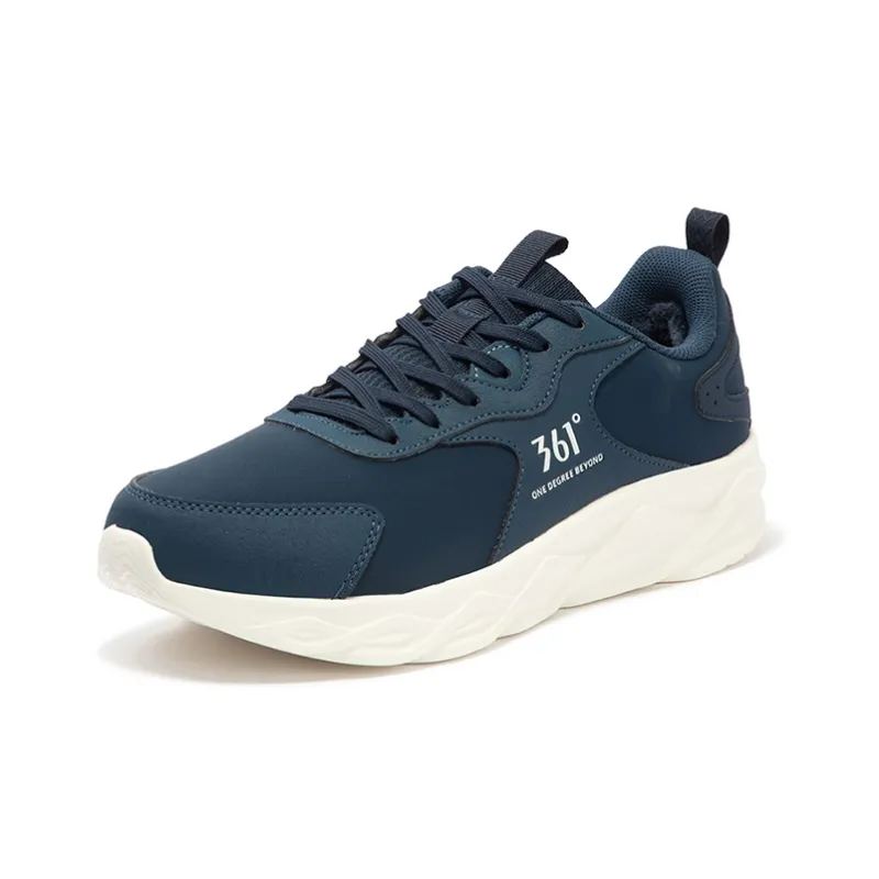 361° Blade Anti Slip Wear Resistant Low Top Running Shoes Men's Blue-1