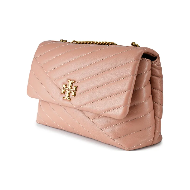 TORY BURCH Kira Sheepskin Shoulder Bag, Crossbody Bag Trumpets Women's Pink-1