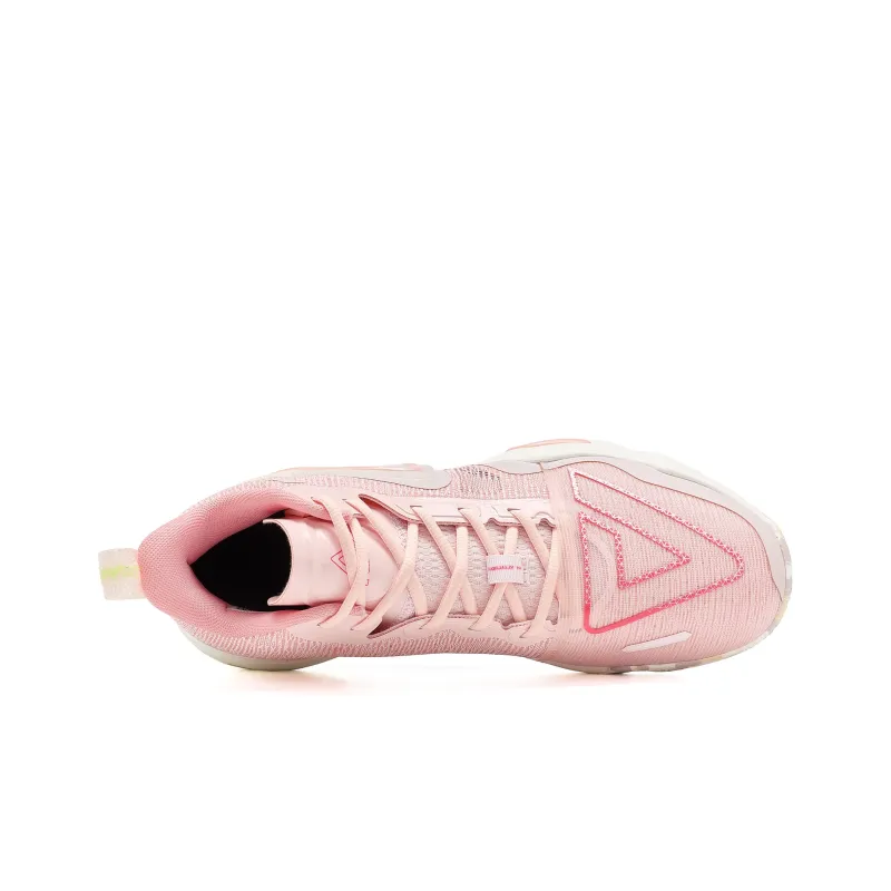 PEAK State Extreme Triangle 2.0 Anti Slip Wear Resistant Mid Top Basketball Shoes Men's Blossom Pink-3