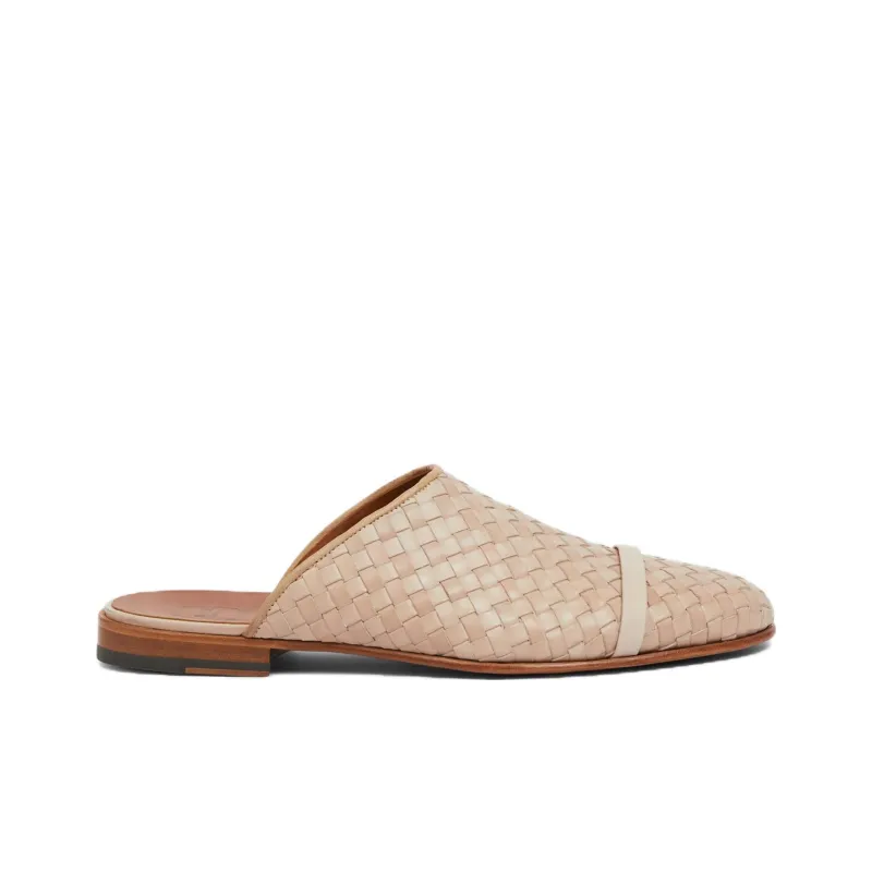 Malone Souliers Wrap-toe Slippers Men's Camel-1