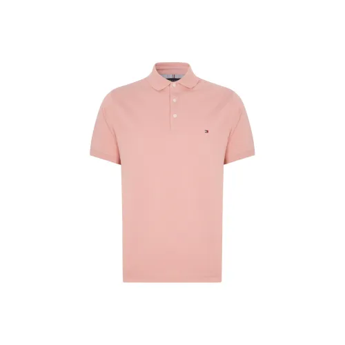 Tommy Hilfiger 1985 Series Polo Shirts Men Pink