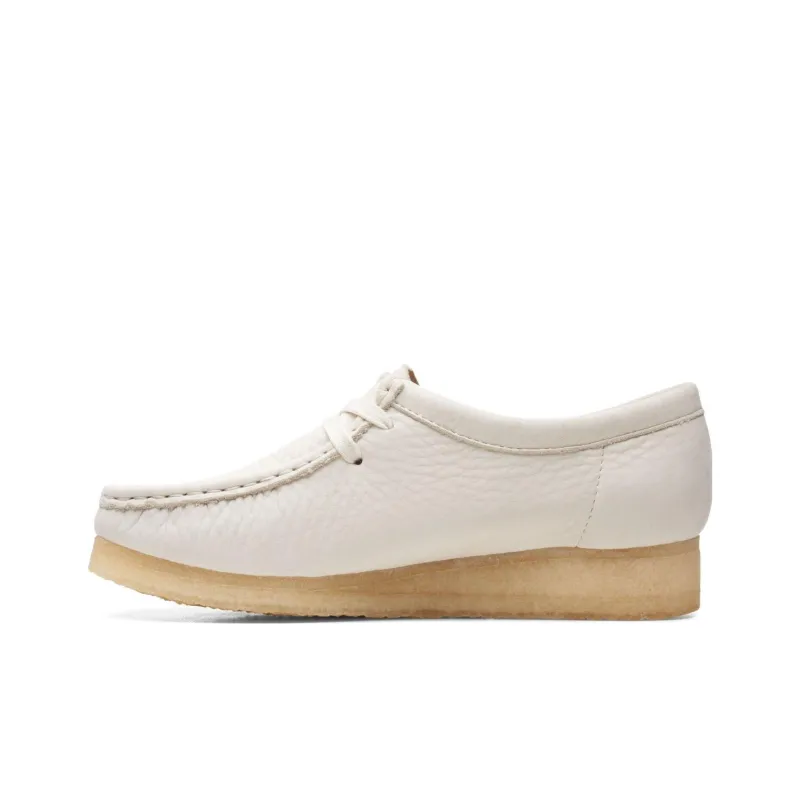Clarks Originals Wallabee 'White Nubuck' Loafers Women's-0