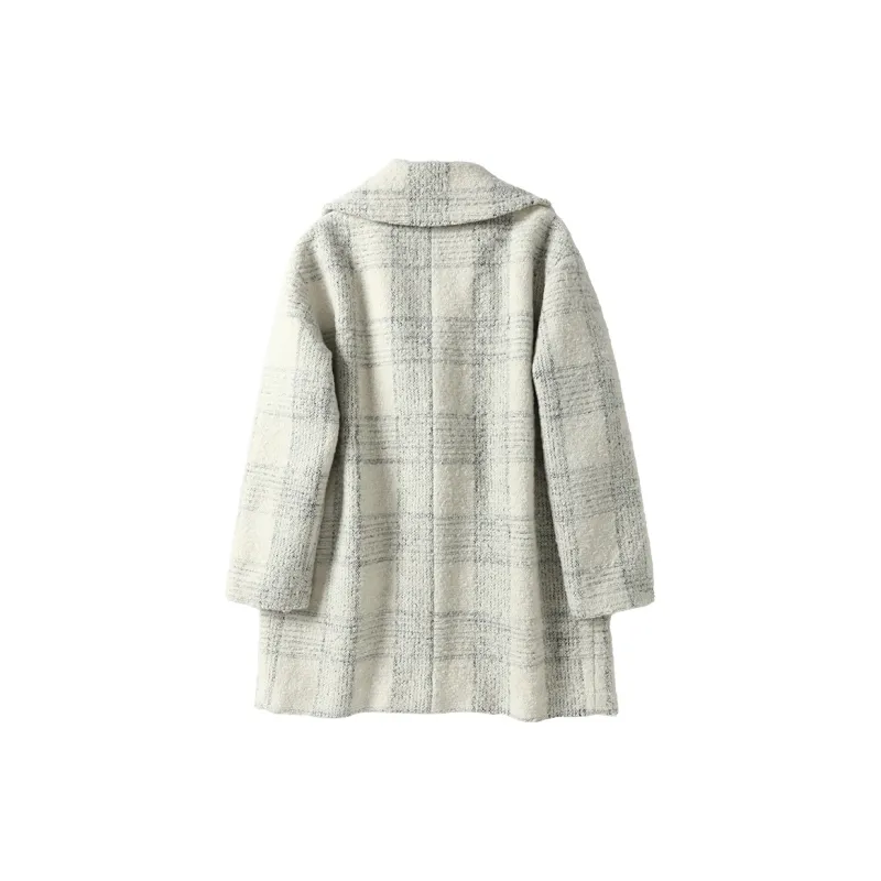 XIANGYING Coats Women's Beige-1