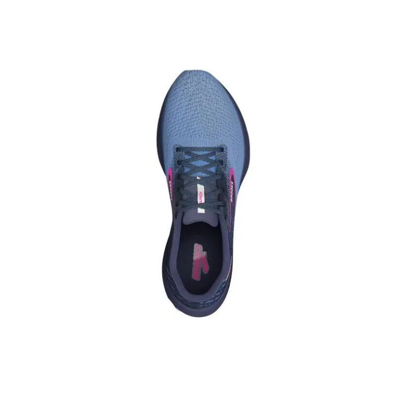 Brooks Launch 10 Cushioning Anti-Slip And Wear-Resistant Low-Top Running Shoes Women's Blue Pink-2