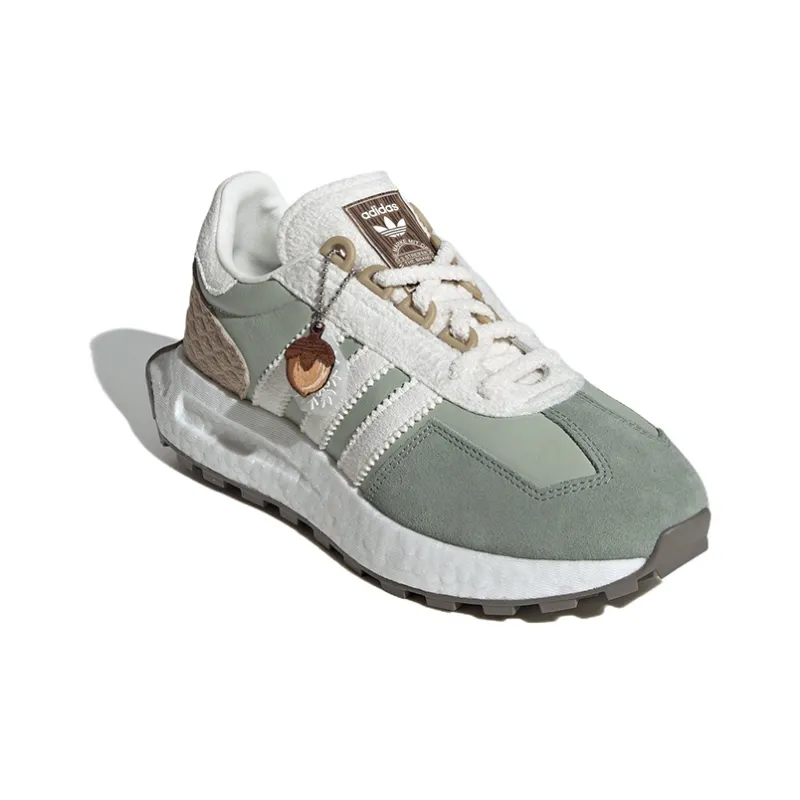 Adidas Originals Retropy E5 Low Top Casual Shoes Women's Green White-2