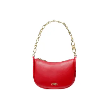 MICHAEL KORS Leather Handbag, Shoulder Bag Women's Total Crimson Color