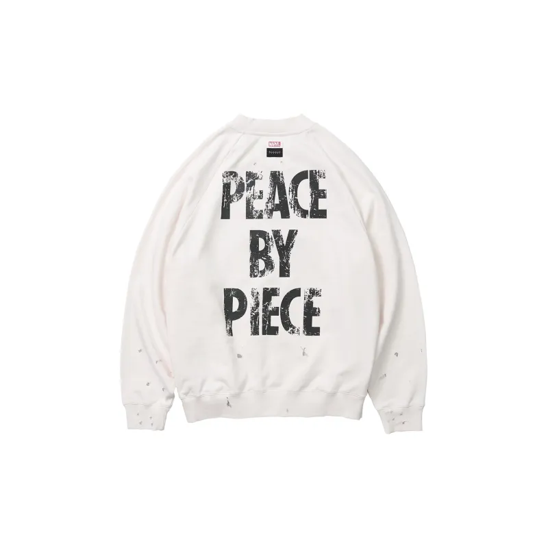 XVESSEL X MARVEL/Marvel Co branded Series Sweatshirts Unisex White-1