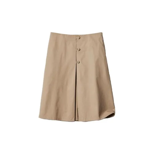 UNIQLO Jw Anderson Co-Branded Series Casual Short Skirts Women's Khaki