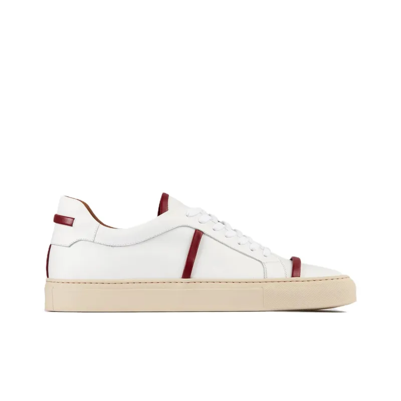 Malone Souliers Low-Top Skateboard Shoes Men's White-1