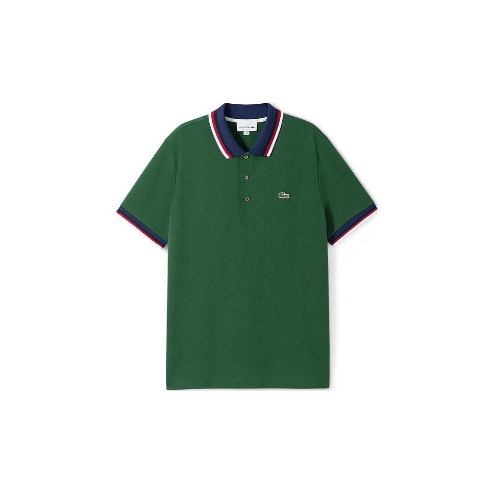 LACOSTE Polo Shirts Men Green Cheap Rcj Jordan Outlet