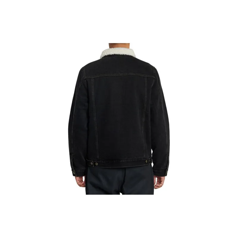 RVCA Denim Jackets Men Dark Blue-1