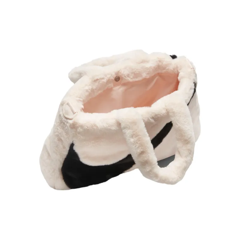 Nike Sportswear Faux Fur 10L Tote Bag Guava Ice-4
