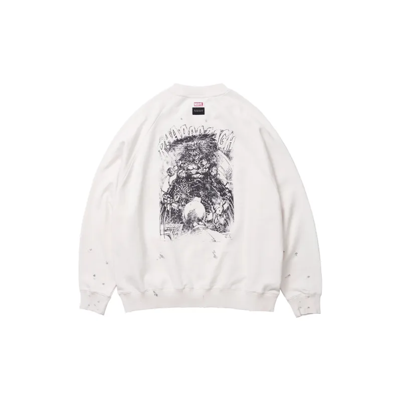 XVESSEL Sweatshirts Unisex White-1