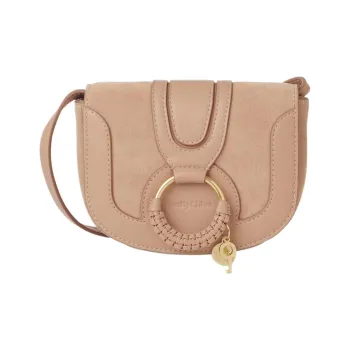 See By Chloe Hana Grain Cow Leather And Suede Cow Leather Shoulder Bag Mini Women's Pink