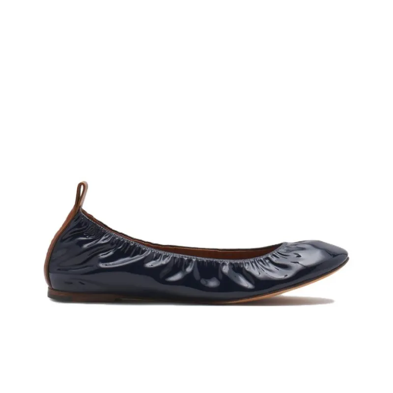 Lanvin Patent Leather Ballerina Shoes-1