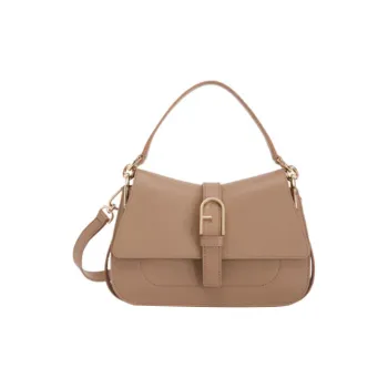 Furla Calfskin Shoulder Bag, Crossbody Bag, Handbag Mini Women's Light Umber