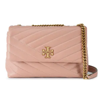 TORY BURCH Kira Sheepskin Shoulder Bag, Crossbody Bag Trumpets Women's Pink