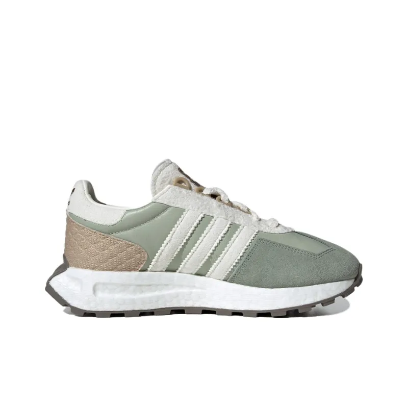 Adidas Originals Retropy E5 Low Top Casual Shoes Women's Green White-1