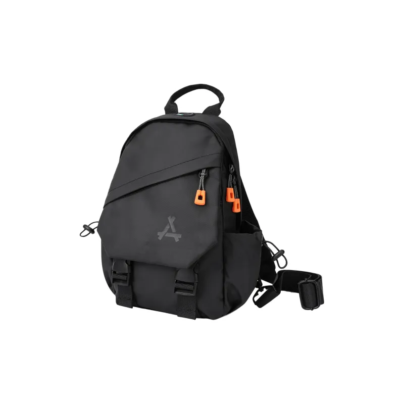 KONADCT Oxford Shoulder Bag, Crossbody Bag, Sling Bag Regular Unisex Black-0