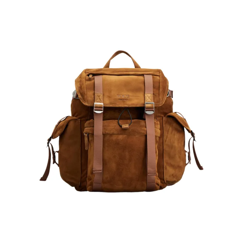 TOD'S Logo Debossed Medium Backpack-0