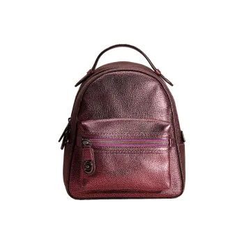 COACH Campus Leather Backpack Medium Size Women's Cannon Copper