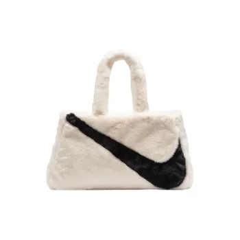Nike Polyester Tote Bag Shopping Bag Handbag Regular Unisex Guava Ice & Black