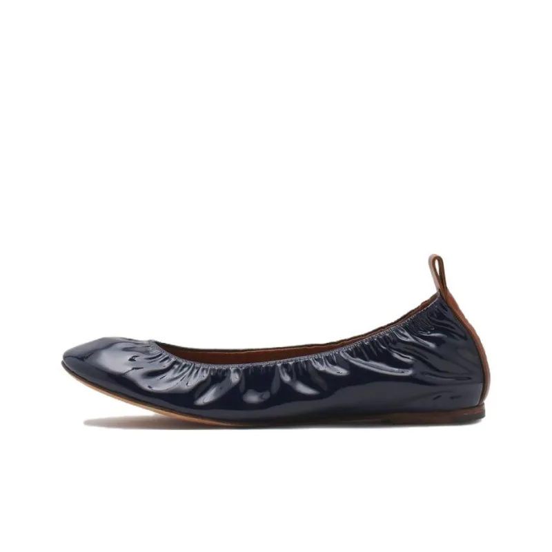 Lanvin Patent Leather Ballerina Shoes-0