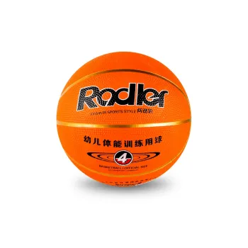 RADLER Rubber Basketball Orange Size 4 Training Unisex