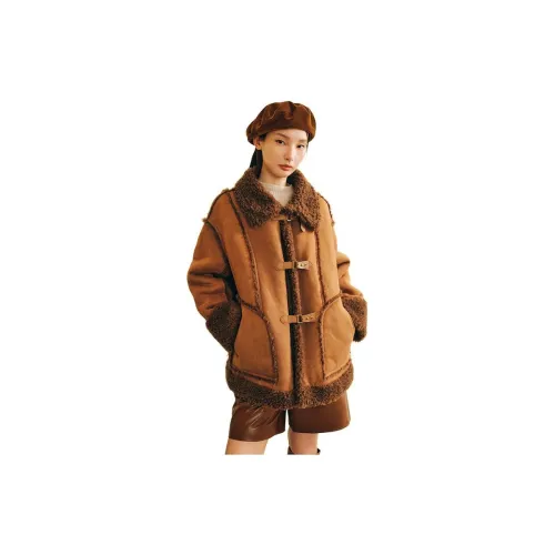 P.Salt Velvet Jackets Women's Coffee