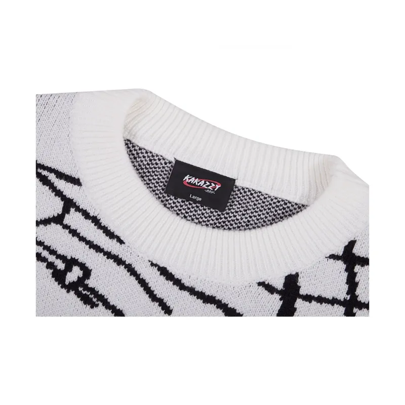 KAKAZZY FW24 Sweater Unisex White-2