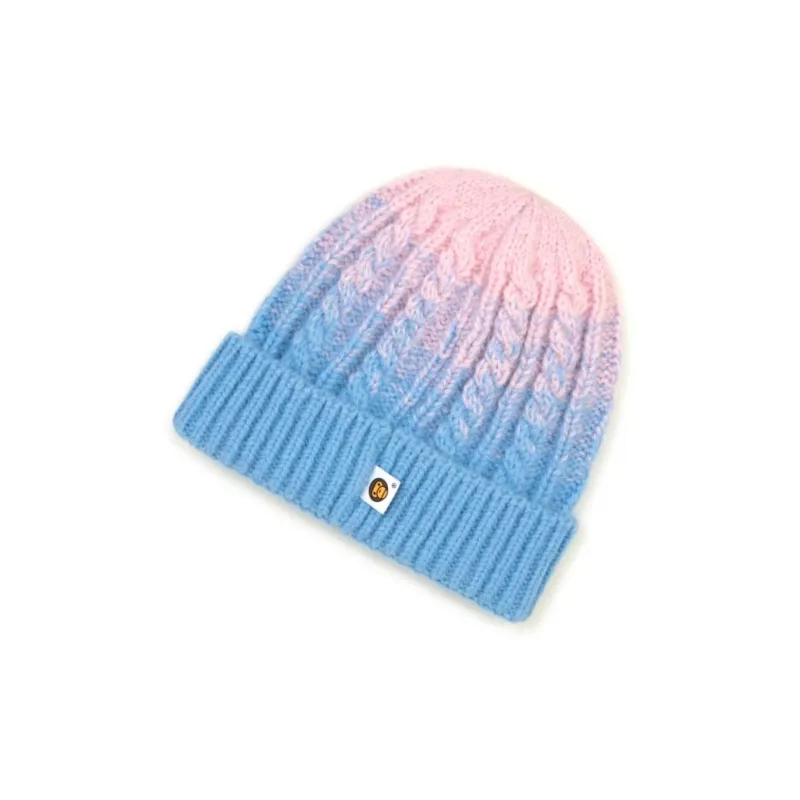 Aape Knit Scarves Unisex Blue Pink-4