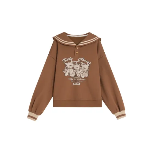 Snbl Sweatshirts Women's Brown