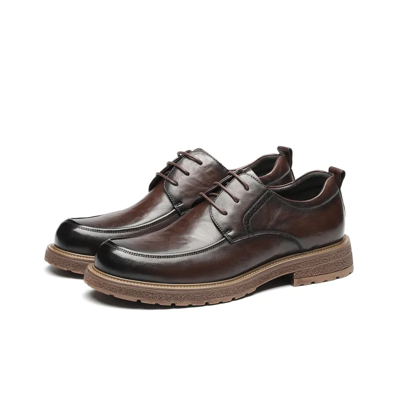 15 MINS Men's Casual Shoes Men Low Top Black/Brown-11