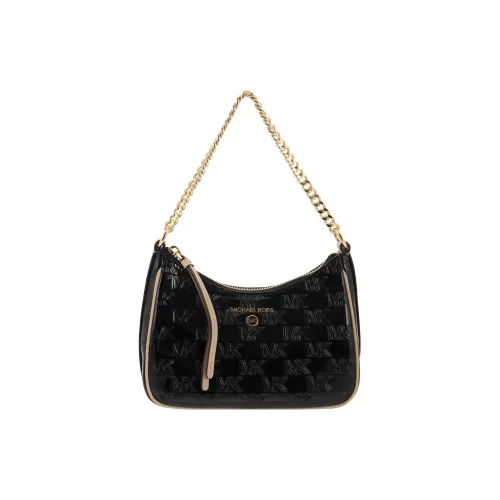 MICHAEL KORS Smooth Finish Leather Handbag Shoulder Bag Women's Black