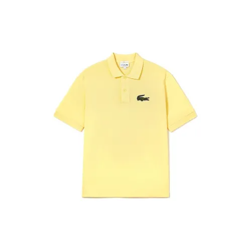 LACOSTE Polo Shirts Unisex Yellow