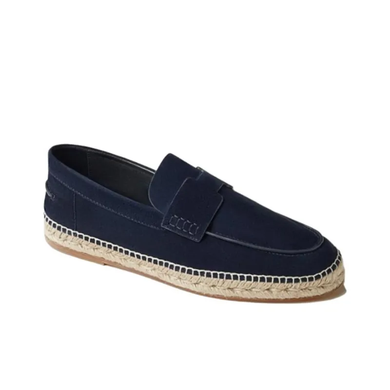 HERMES Espadrilles Men Blue-1