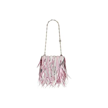 Paco Rabanne Sparkle Nano Metallic Fringed Shoulder Bag