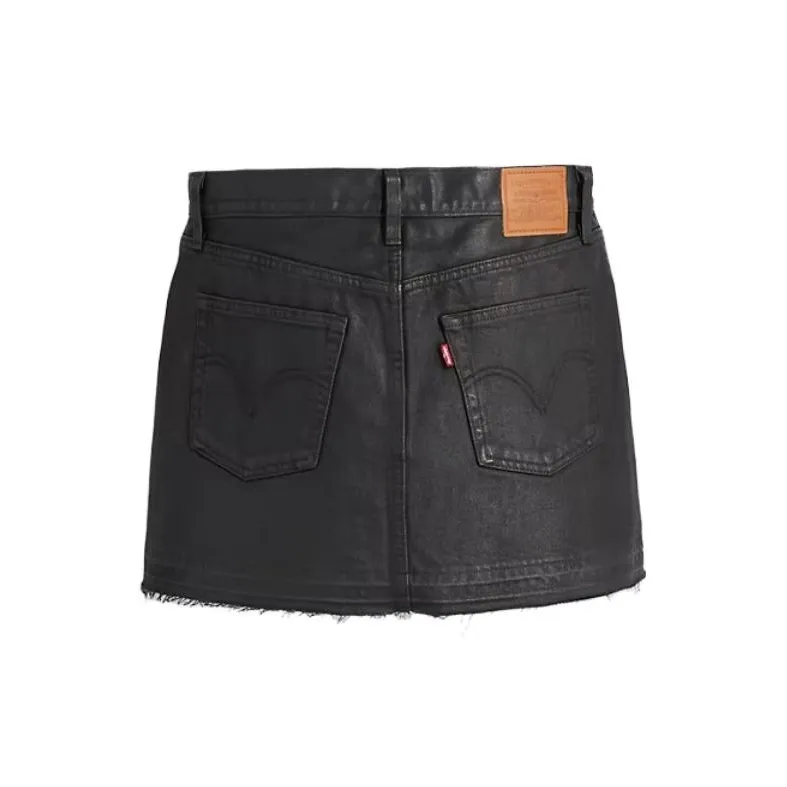 Levis Denim Short Skirts Women's Black-1