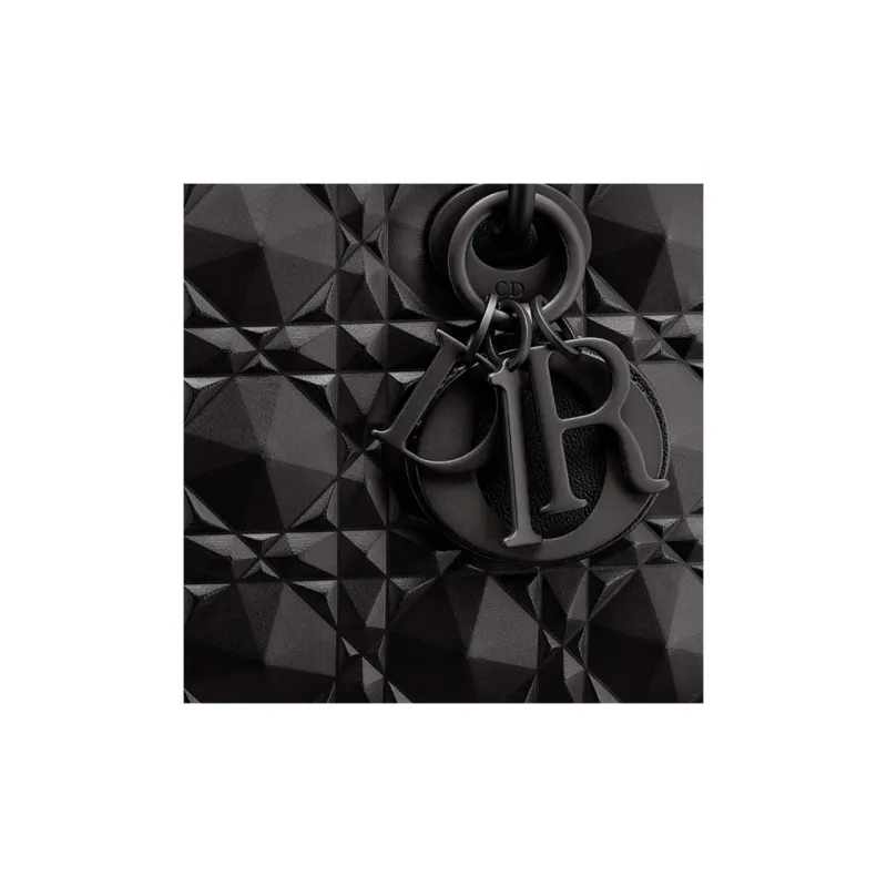 DIOR Lady D JOY Cow Leather Lady Dior Bag Shoulder Bag, Crossbody Bag, Handbag Regular Women's Black-6