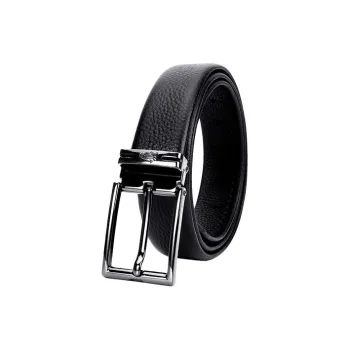 Hush Puppies Pin Buckle, Business Cow Leather Belts Men's 3.4cm